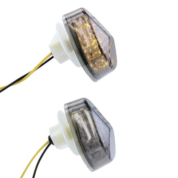 Motorrad LED Verkleidungsblinker Runbun getönt (163712)