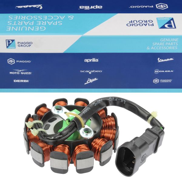 Lichtmaschine Original Piaggio Liberty Vespa LX 50 Primavera Aprilia Scarabeo 4T (1A010013)