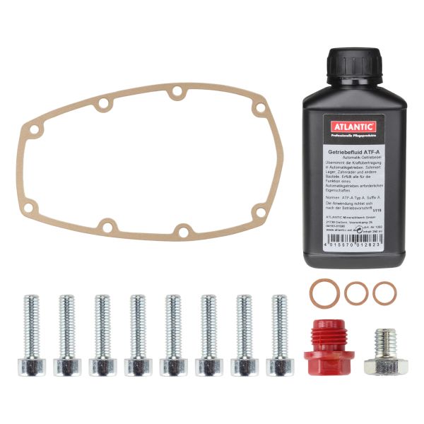 Ölschrauben + Kupplungsdeckeldichtung + Öl ATF-A für Zündapp ZR 10 30 Typ 447 / ZA A 25 40 Typ 460 von Citomerx (108815)